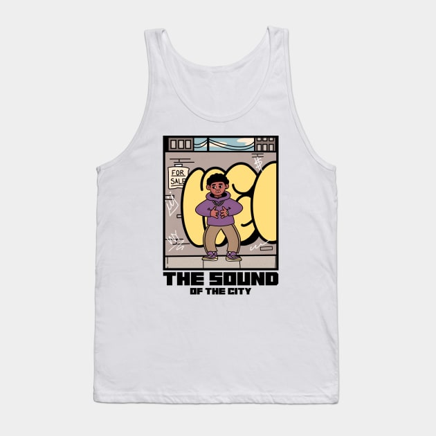 THE SOUND OF CITY Tank Top by Milon store